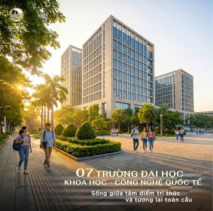 trường đại học The Sunrise Bay Vinhomes Global Gate Hạ Long