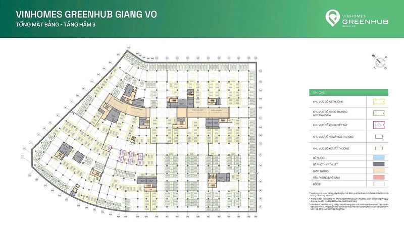 Bán chỗ đỗ xe Vinhomes Greenhub Giảng Võ Vinhomes The Gallery Giảng Võ