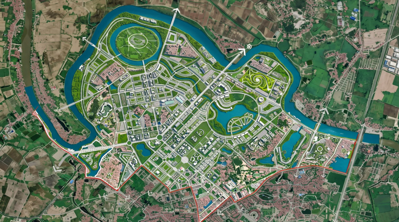 Mặt bằng tổng thể khu đô thị Vinhomes King Park Bắc Ninh