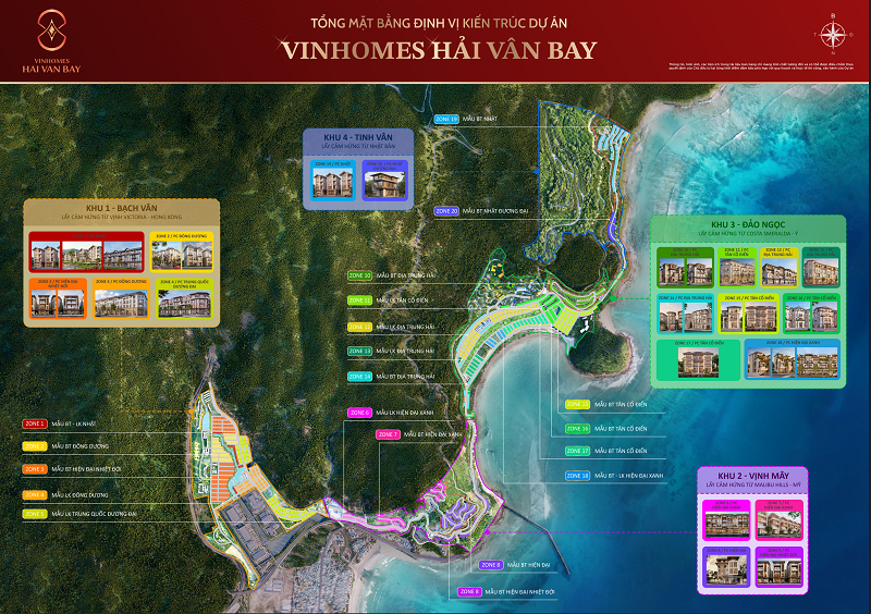 Phong cách kiến trúc Vịnh Mây Vinhomes Hải Vân Bay Đà Nẵng mở bán