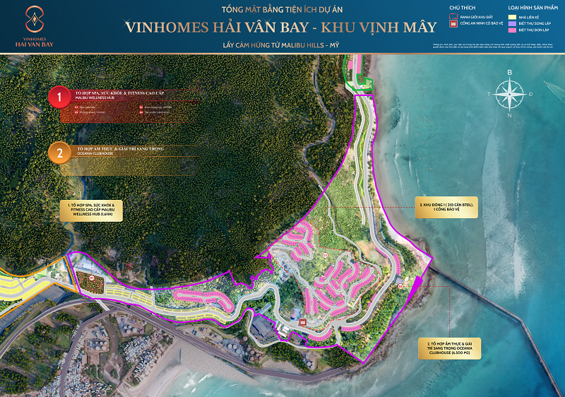 Vịnh Mây Vinhomes Hải Vân Bay Đà Nẵng mở bán