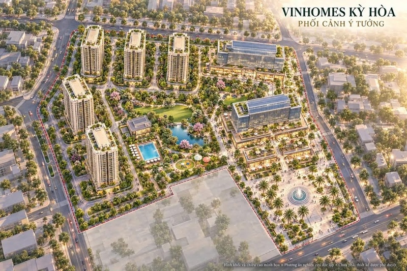 Phối cảnh Vinhomes Kỳ Hòa