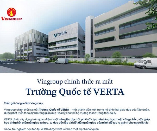 Trường Quốc tế VERTA Giảng Võ