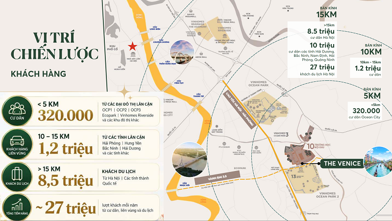Vị trí The Venice Outlet District